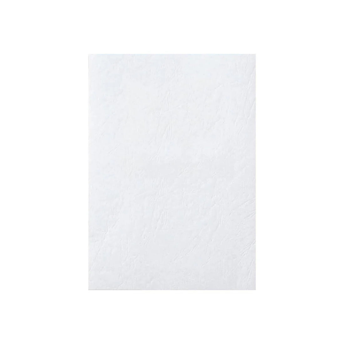 Deluxe Embossed Leather Board Binding Cover, 100/pack, White