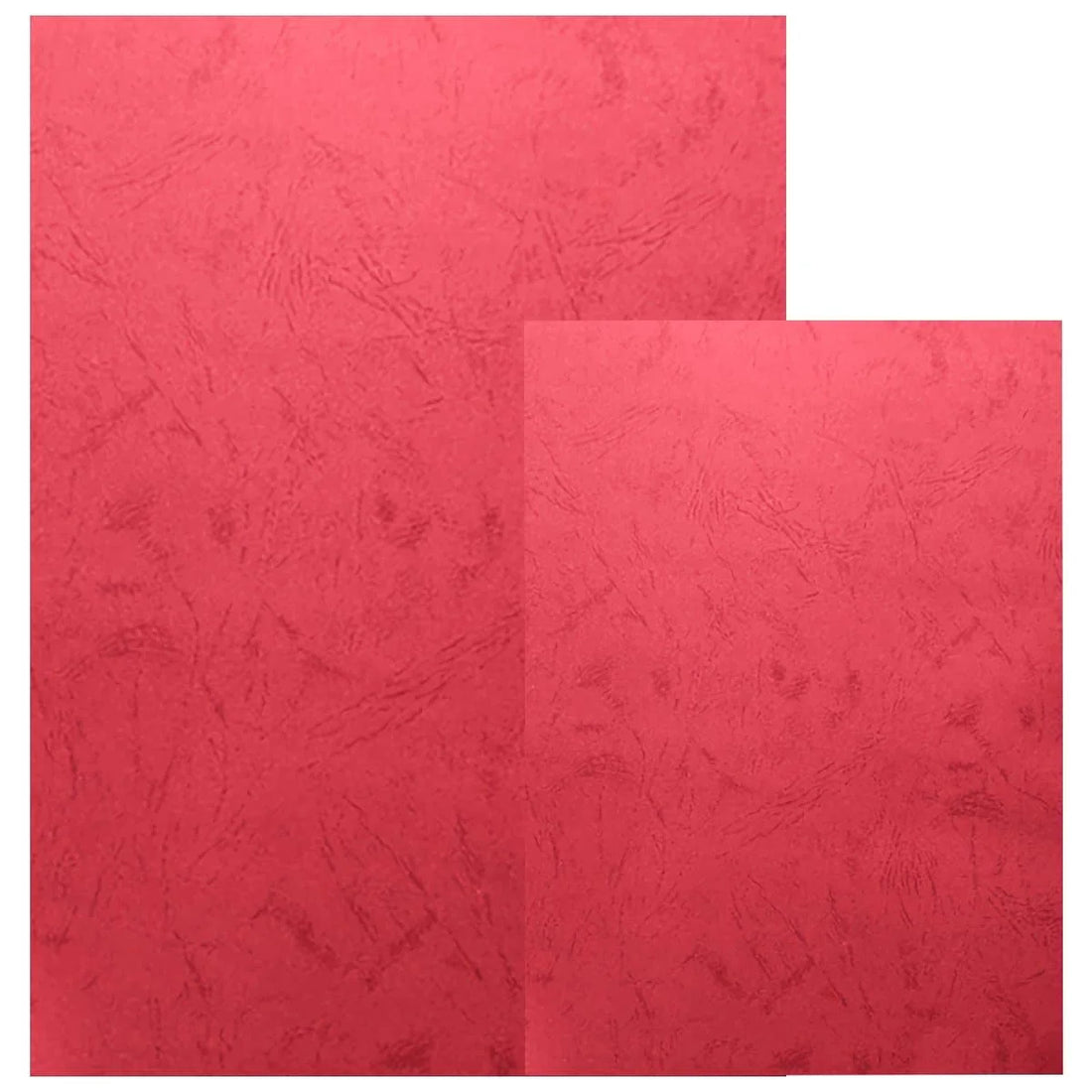 Deluxe Embossed Leather Board Binding Cover, 100/pack, Red