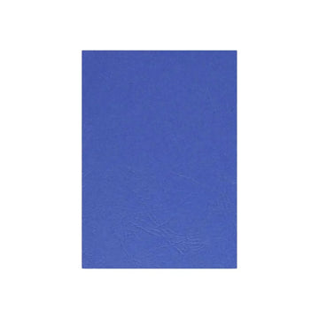 Deluxe Embossed Leather Board Binding Cover, 100/pack, Dark Blue
