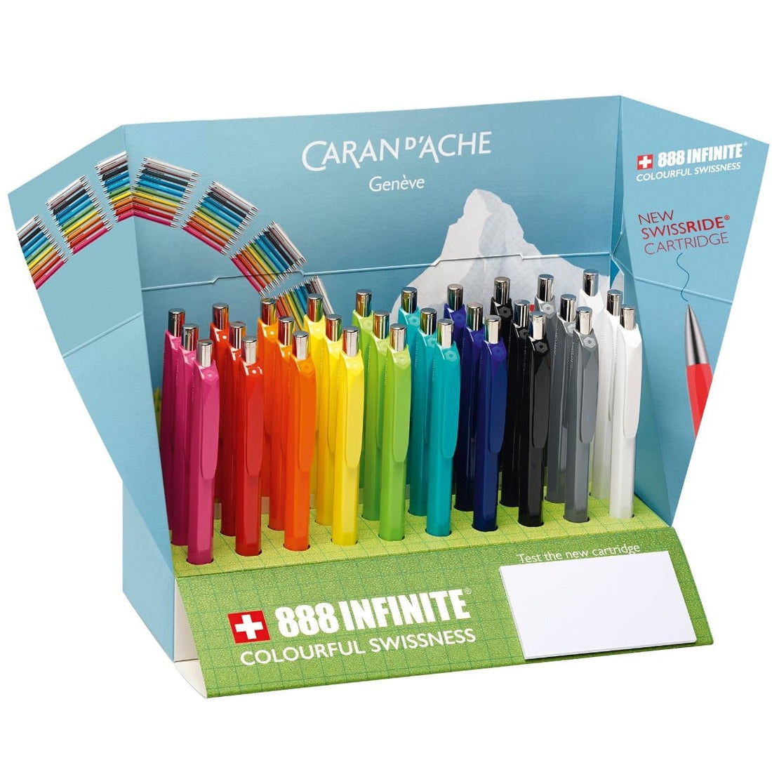 CARAN d'ACHE 888 Ballpoint Pen INFINITE, 0.25mm, Red