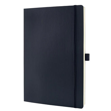 Sigel Notebook CONCEPTUM A4, Softcover, Graph-ruled, Black
