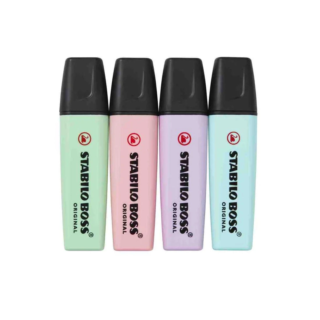 Stabilo Boss Highlighter Pastel, 4/set, Assorted Colors