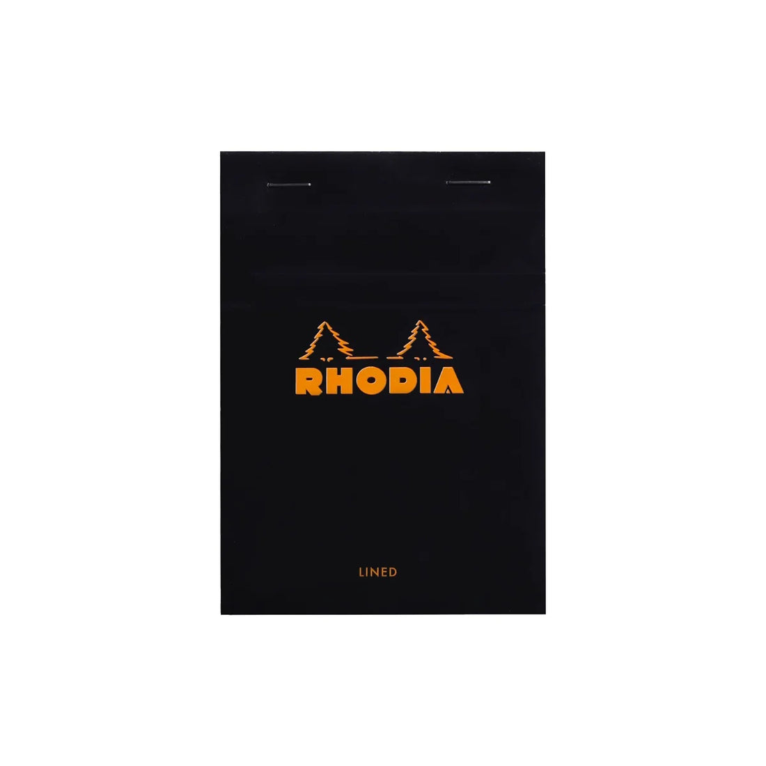 RHODIA Notepad, Lined, 80gsm, 80/pages, Black, Assorted Sizes