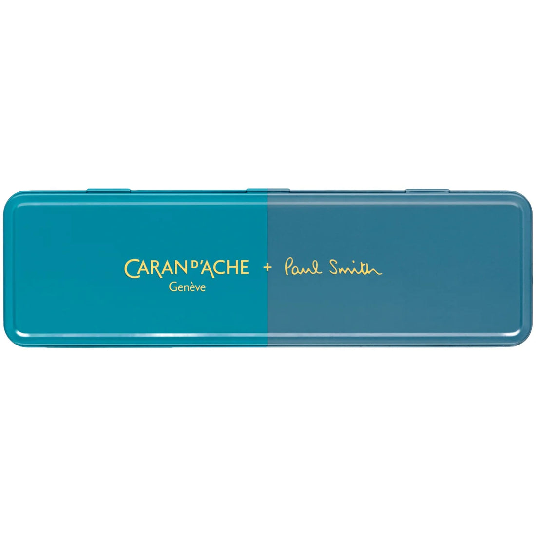 CARAN d'ACHE 849 Ballpoint Pen PAUL SMITH with Box, Cyan/Steel - Limited Edition