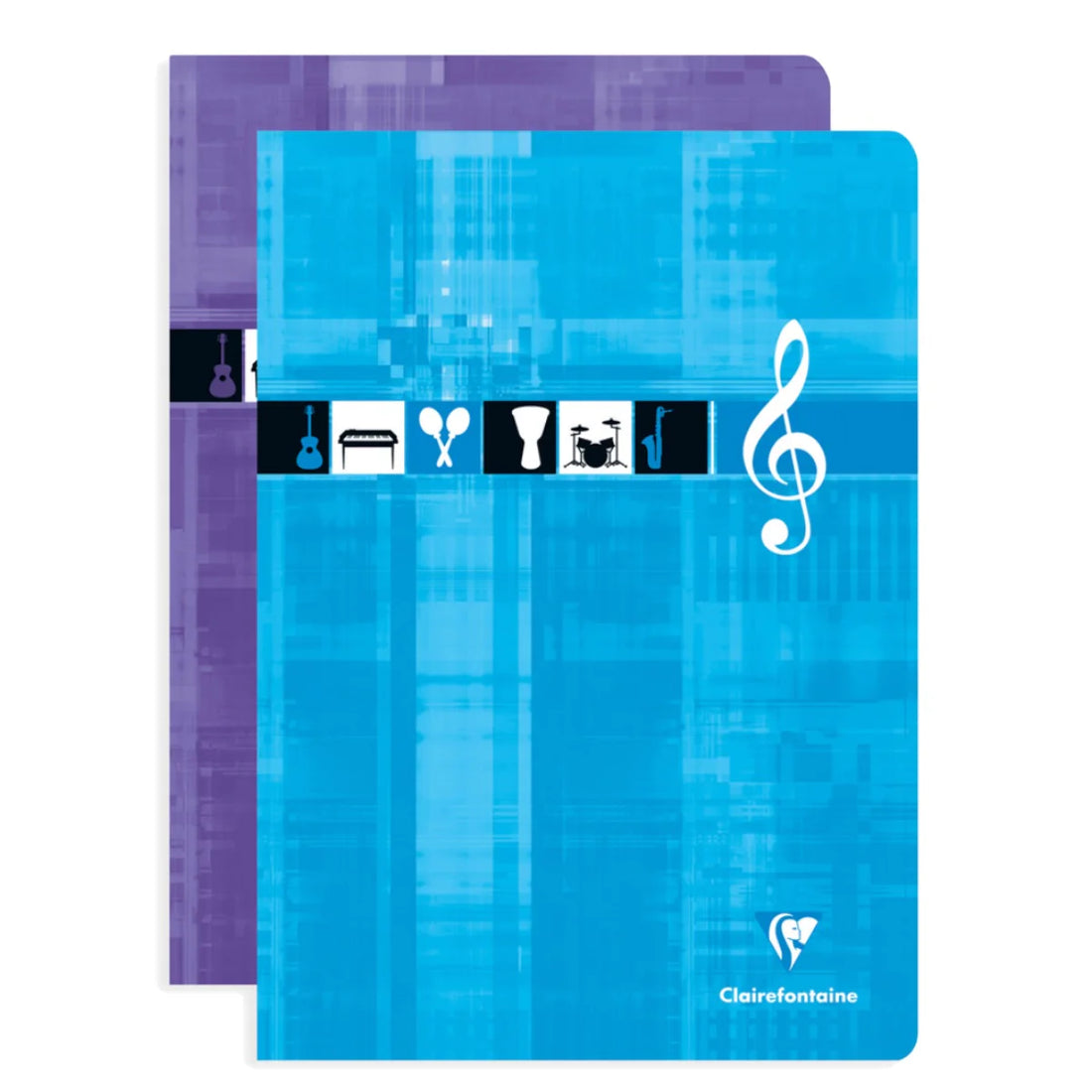 Clairefontaine Music Book A4, Staplebound, 96/pages, Assorted Colors
