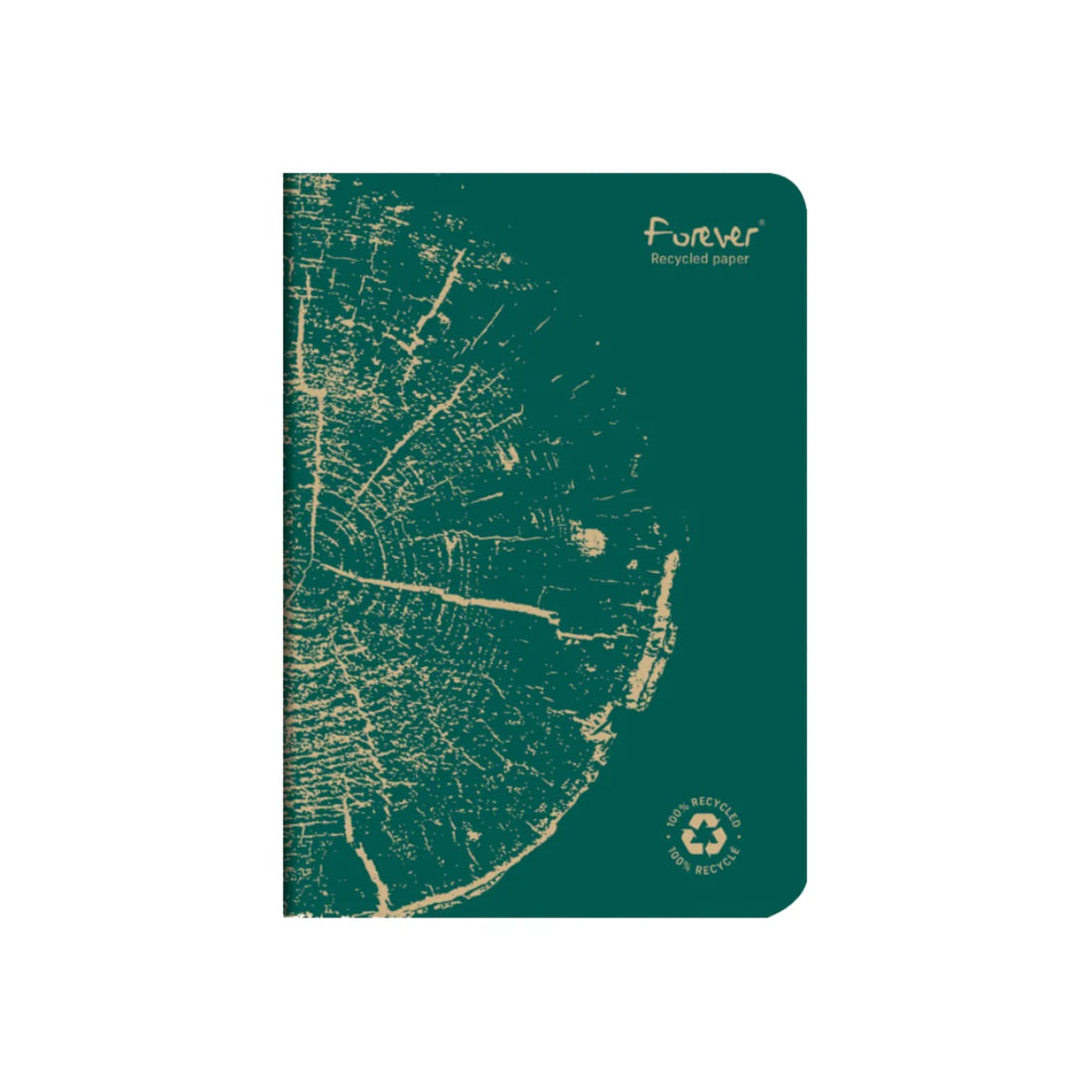 Clairefontaine Forever Premium 100% Recycled Notebook A5, Staplebound, Lined, 90gsm, 96/pages, Assorted Colors