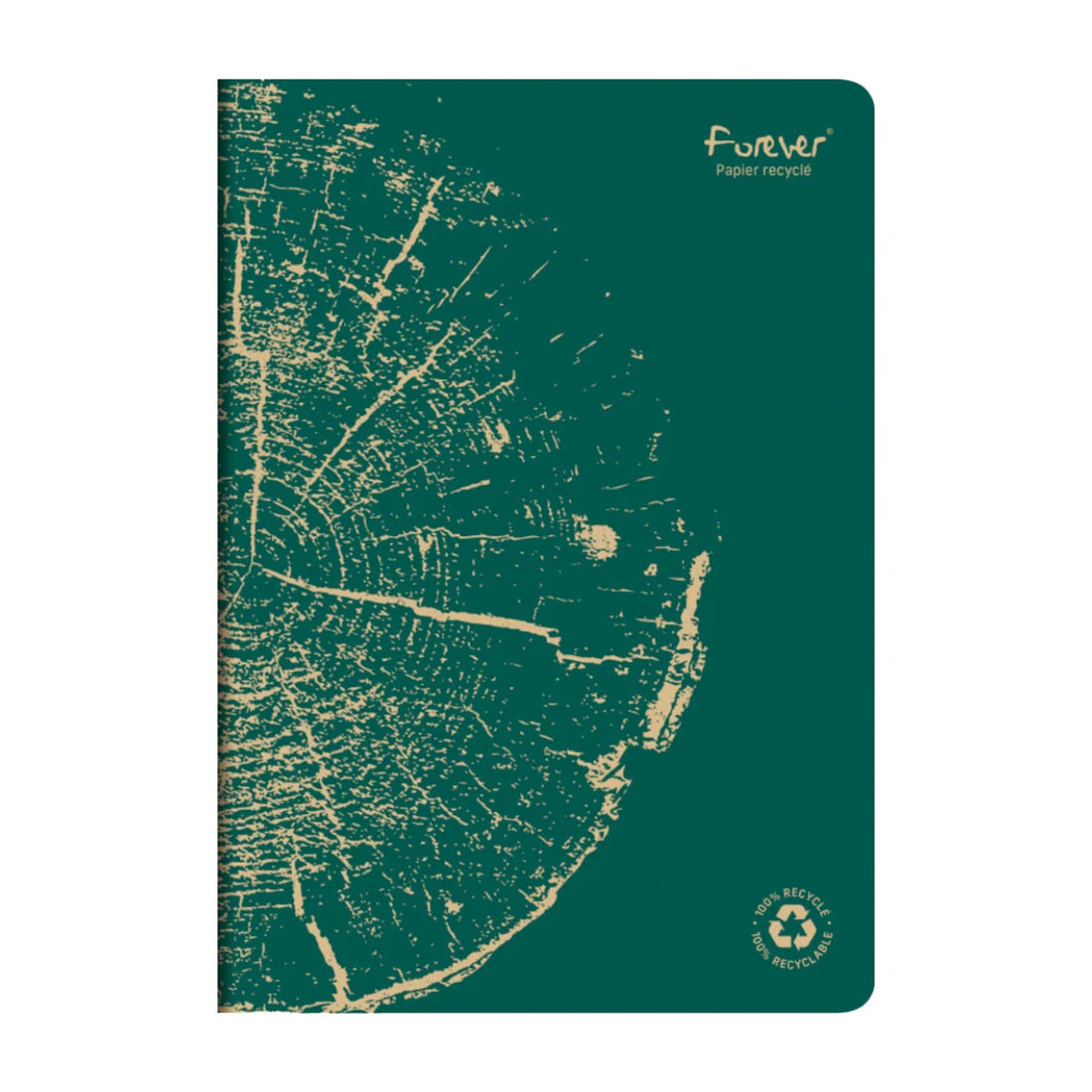 Clairefontaine Forever Premium 100% Recycled Notebook A4, Staplebound, Lined, 90gsm, 96/pages, Assorted Colors