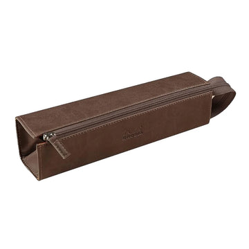 RHODIA rhodiarama Square Pencil Case with Zipper, PU Leather, 230 x 50 mm, Brown (Copy)