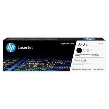 HP 222A Black Toner Cartridge - W2220A