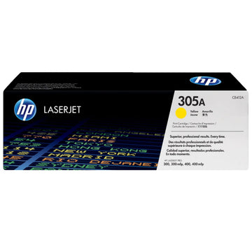 HP 305A Yellow Toner Cartridge - CE412A