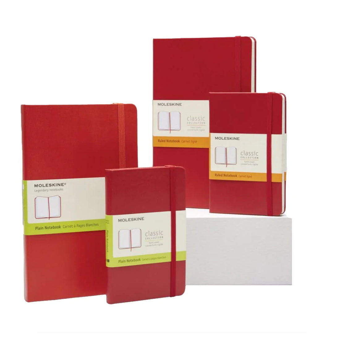 MOLESKINE Classic Notebook A6, hardcover, ruled, 192 pages, Red