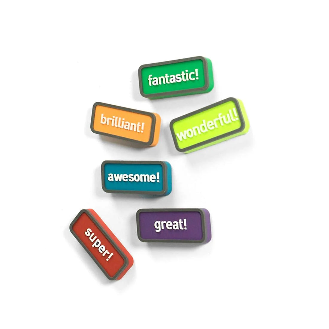 Trendform Magnets MOTIVATION, Set of 6, Assorted Colors