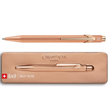 CARAN d'ACHE 849 Ballpoint Pen with Box, 0.25mm, Brut Rosé