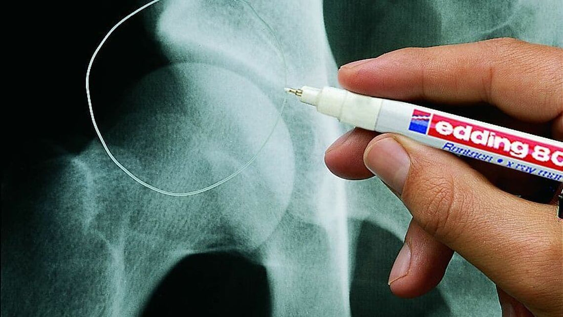 Edding 8010 X-ray Marker, 0.8mm Bullet Tip, White