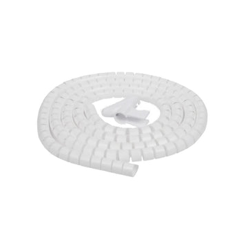 Cable Tidy, Wire Organizer 1.5m, White