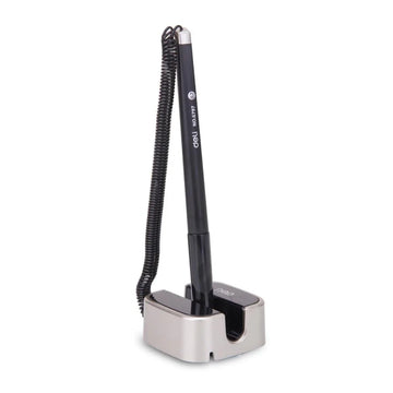 deli Desk Pen Gel CLASSIC, 0.7mm, Black/Silver