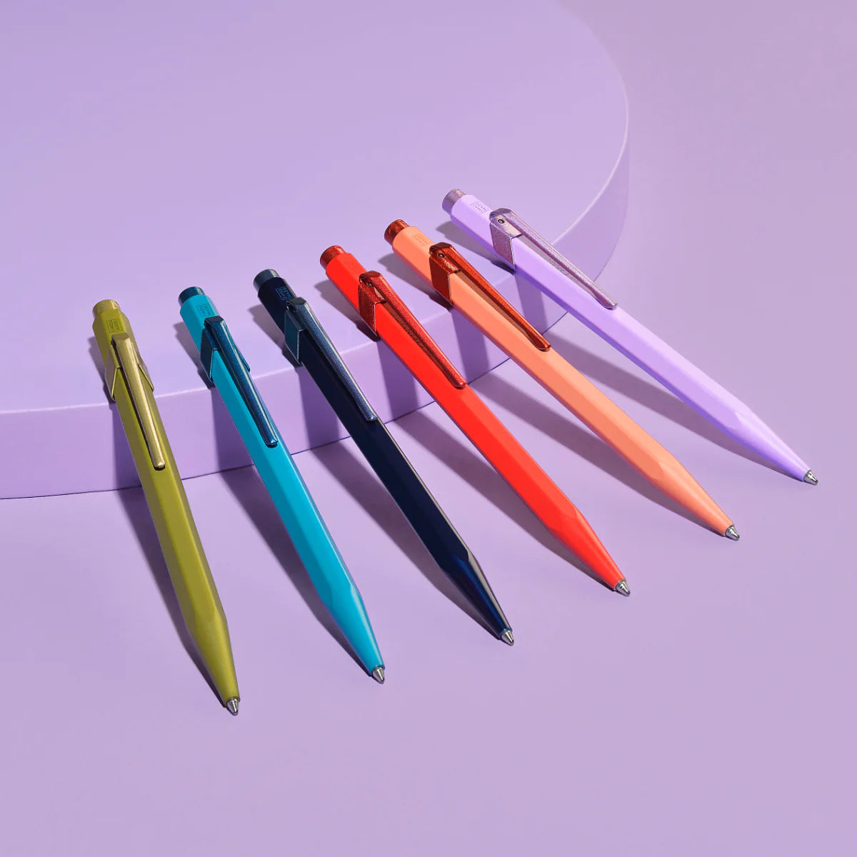 CARAN d'ACHE 849 Ballpoint Pen CLAIM YOUR STYLE, Tangerine - Limited Edition