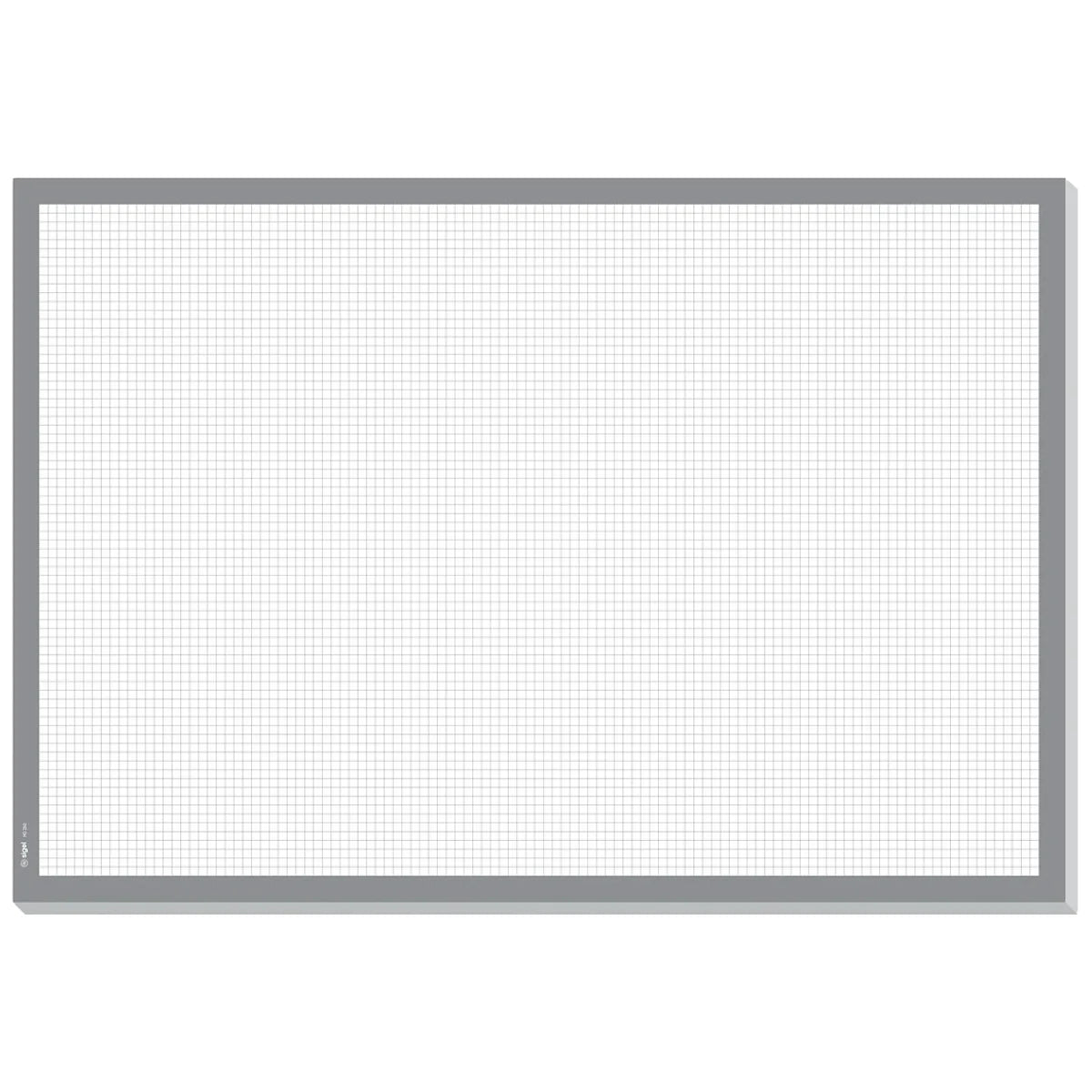 Sigel Paper Desk Pad CHECKED, 595 x 410 mm, 30sheets/pad, Grey
