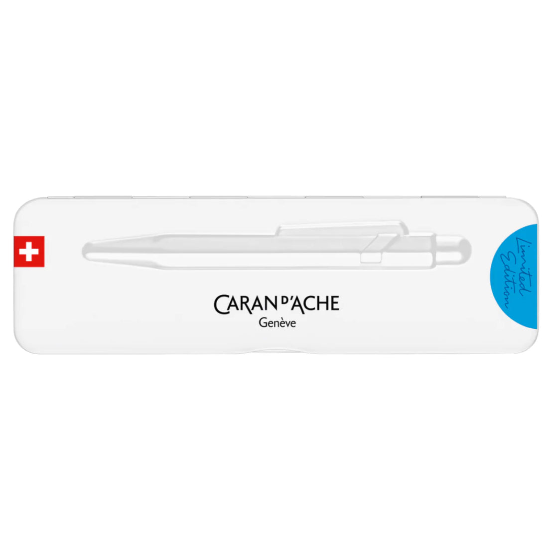 CARAN d'ACHE 849 Ballpoint Pen CLAIM YOUR STYLE, Azure Blue - Limited Edition