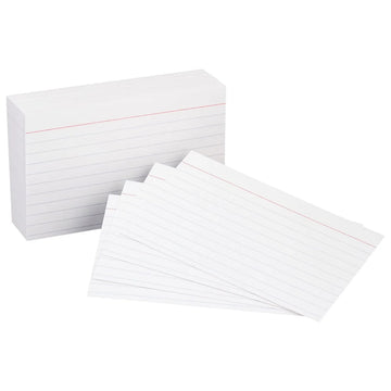 FIS Index Cards 4x6 inches, 240gsm, 100/pack, White