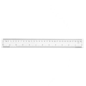 FIS Plastic Ruler 12inches / 30cm